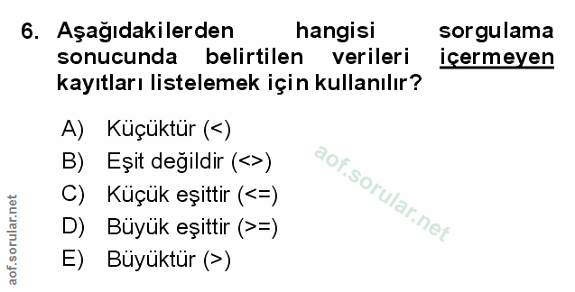 Soru 6