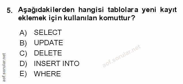 Soru 5