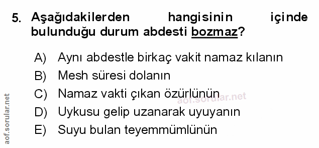 Soru 5