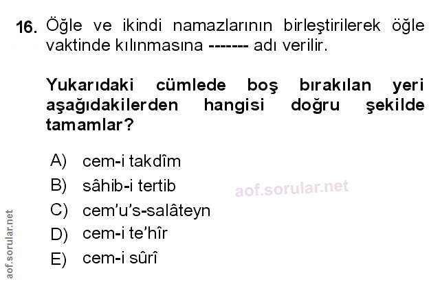 Soru 16
