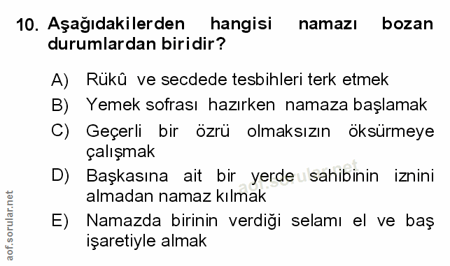 Soru 10