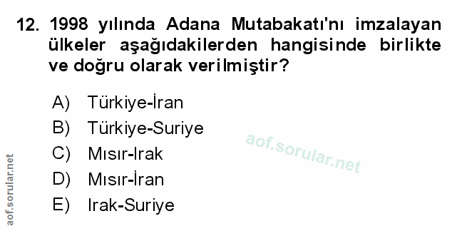 Soru 12