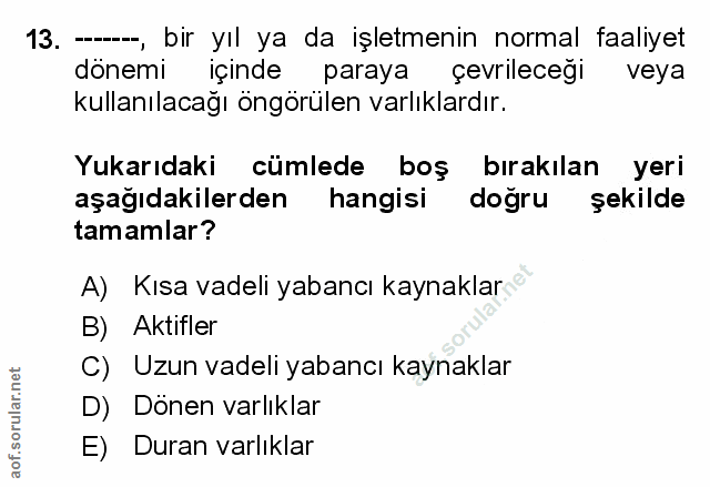 Soru 13