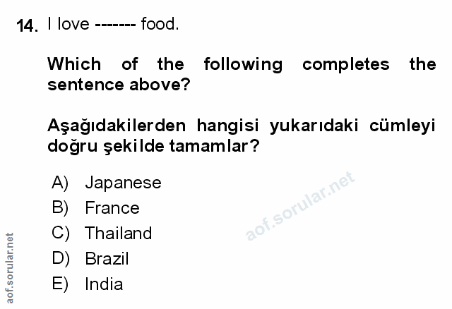 Soru 14
