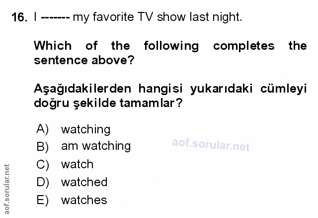 Soru 16