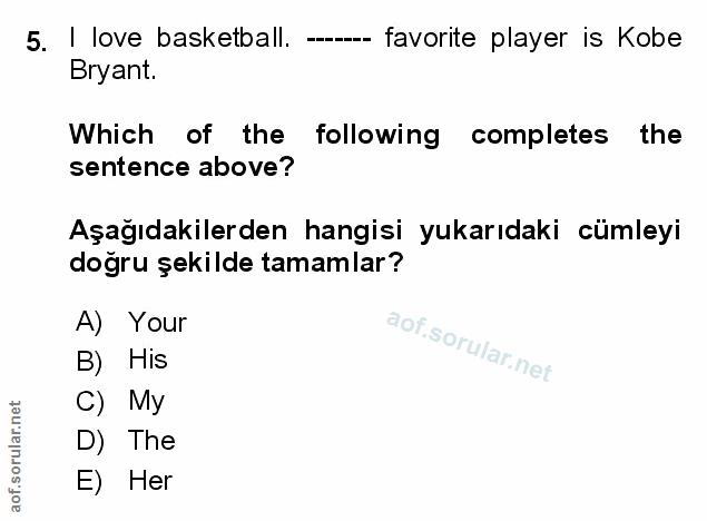 Soru 5