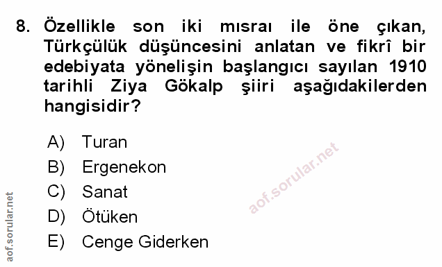 Soru 8