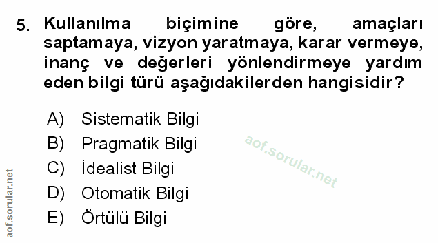 Soru 5