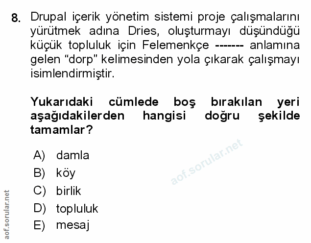 Soru 8