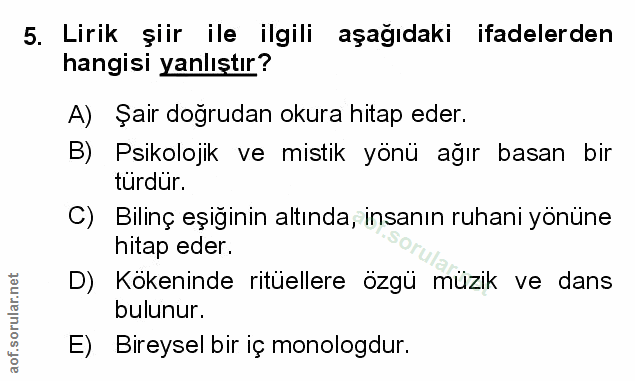 Soru 5
