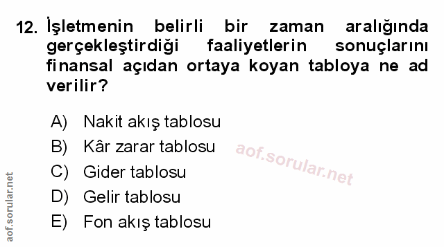 Soru 12