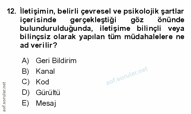 Soru 12