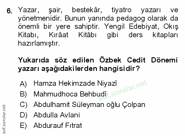 Soru 6