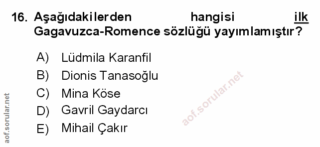 Soru 16