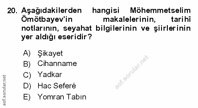 Soru 20