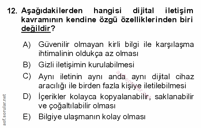 Soru 12
