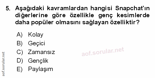 Soru 5