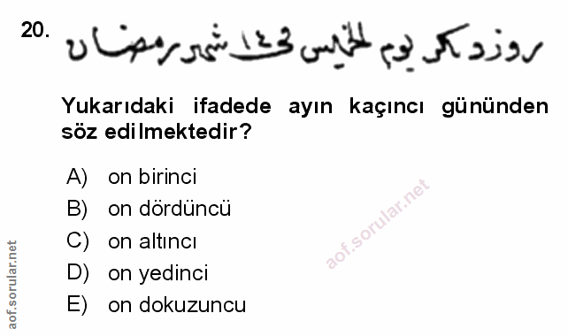 Soru 20