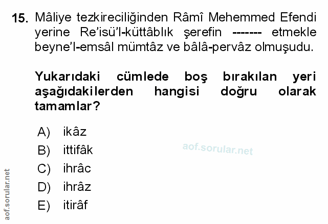 Soru 15