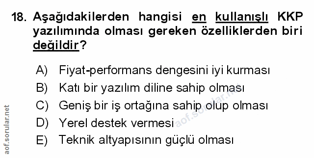 Soru 18