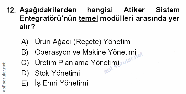 Soru 12
