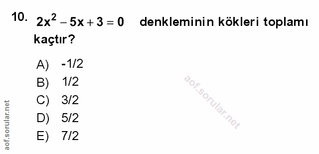 Soru 10
