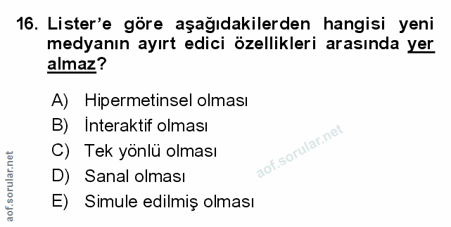 Soru 16