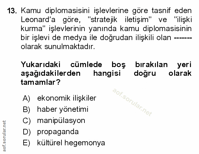 Soru 13