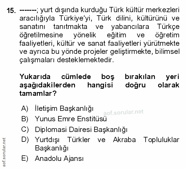Soru 15