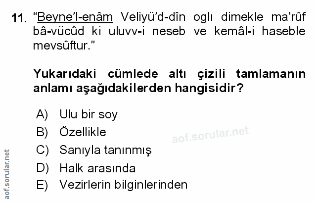 Soru 11