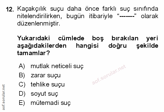 Soru 12