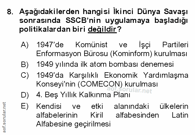 Soru 8