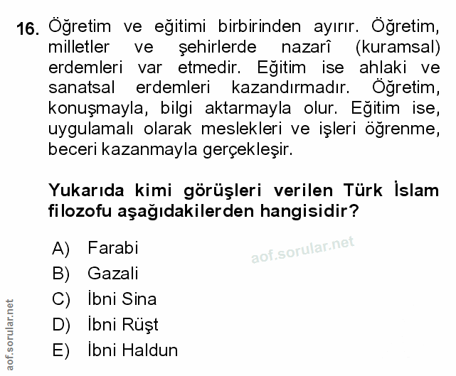 Soru 16