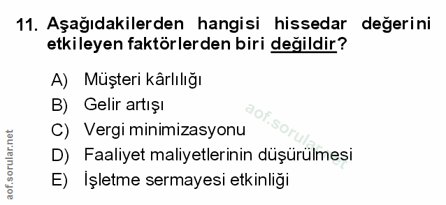Soru 11