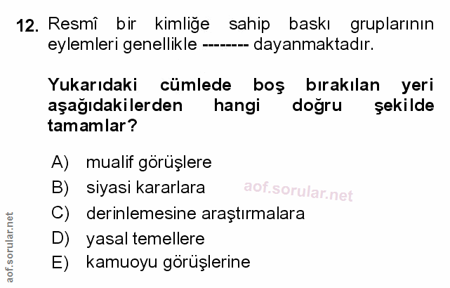 Soru 12
