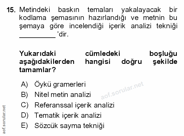 Soru 15