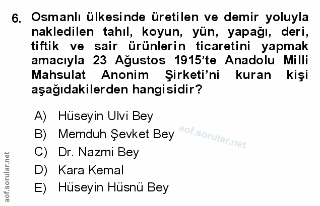 Soru 6
