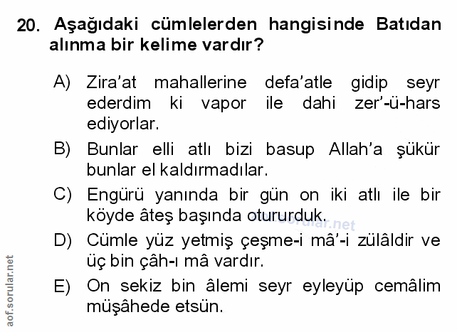 Soru 20