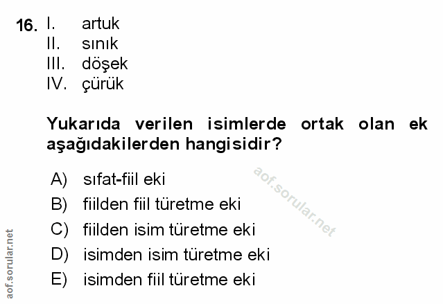 Soru 16