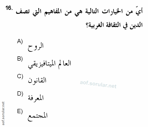 Soru 16