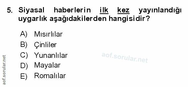 Soru 5