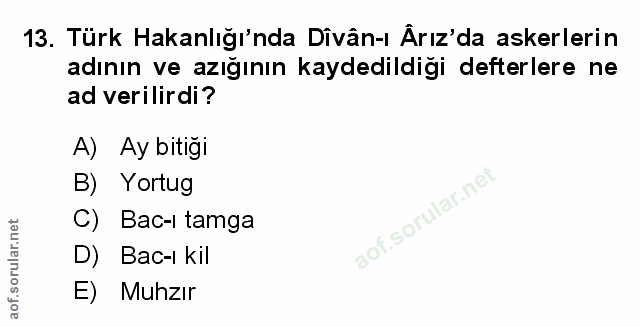 Soru 13