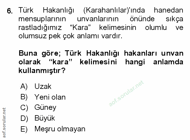 Soru 6
