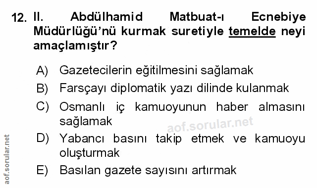 Soru 12