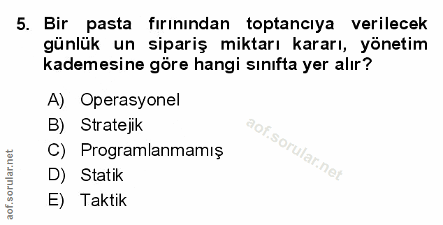 Soru 5