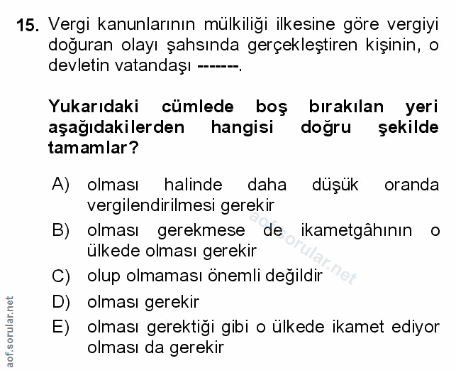 Soru 15
