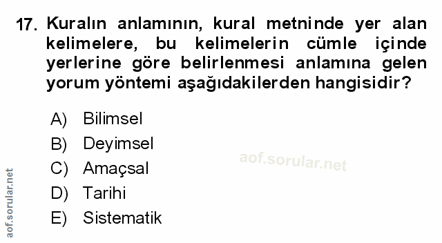 Soru 17