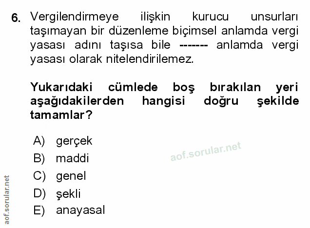 Soru 6