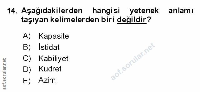 Soru 14
