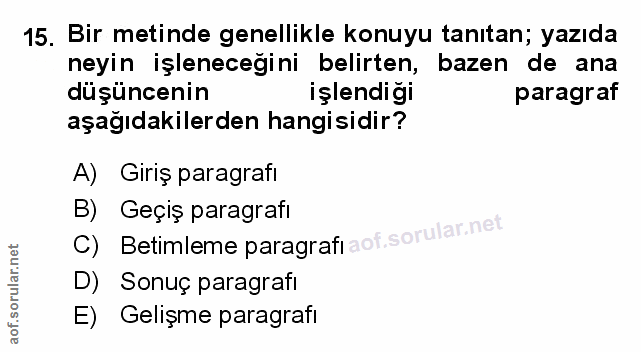 Soru 15